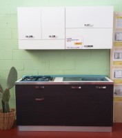 Cucina lineare 160 cm ideale per piccoli spazi - OFFERTA OUTLET